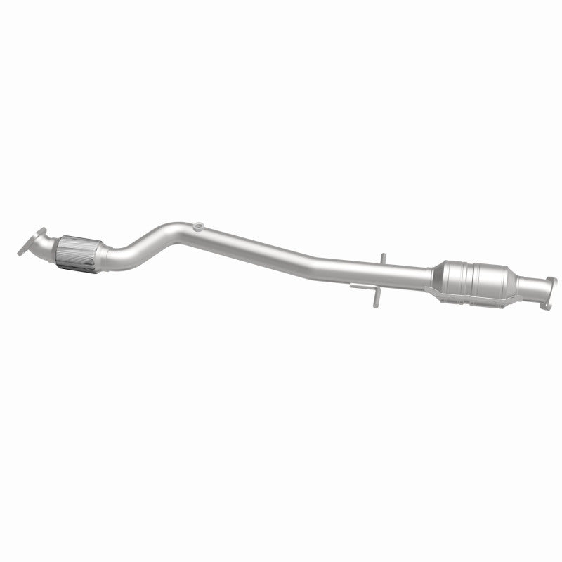 MagnaFlow 52109 oem grade direct-fit catalytic converter, side view of the turntable spin