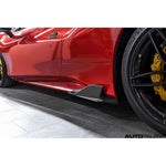 Capristo Aero Carbon Side Fins For Ferrari 488 GTS - AutoTalent