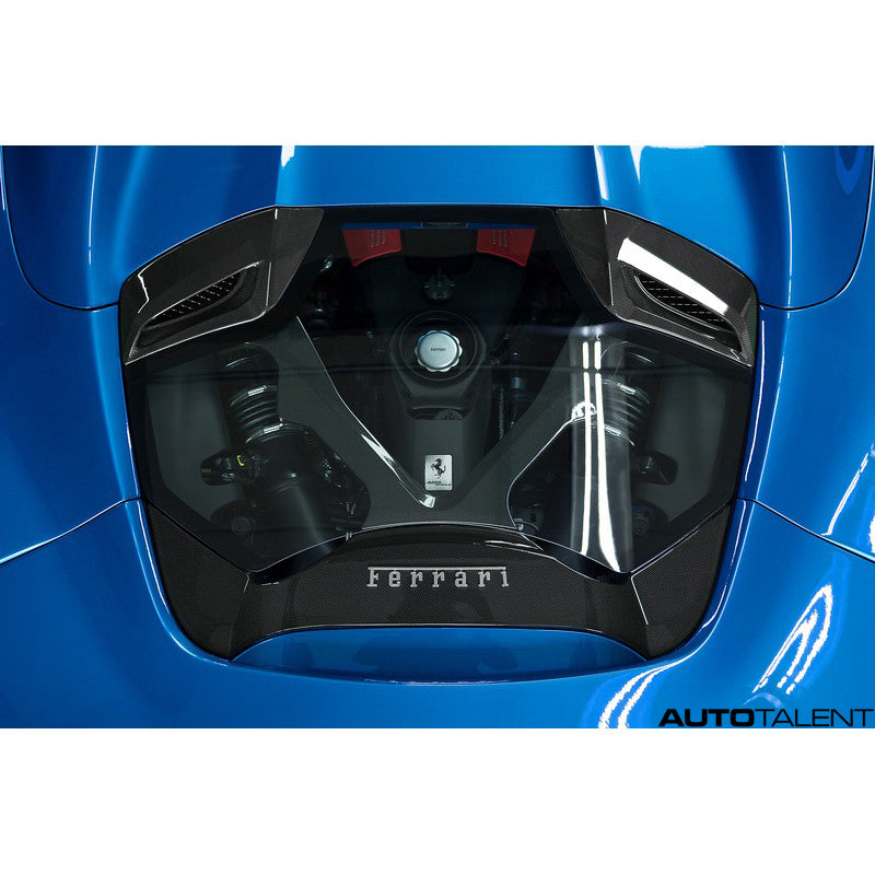 Capristo Carbon and Glass Bonnet For Ferrari 488 GTS - AutoTalent 