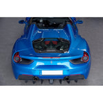 Capristo Aero Carbon and Glass Bonnet For Ferrari 488 GTS - AutoTalent 