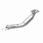MagnaFlow 52037 oem grade direct-fit catalytic converter, rear view of the turntable spin