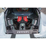 Capristo Aero Carbon Engine Compartment Side Covers For Ferrari 488 GTB - AutoTalent