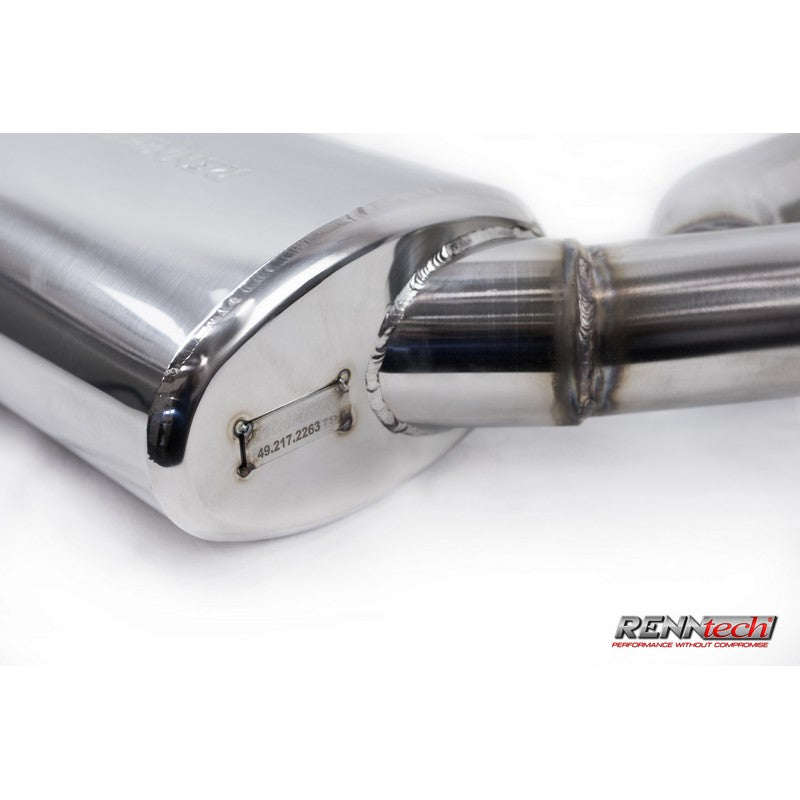 RennTech Exhaust Stainless Steel Muffler For Mercedes-Benz C217 S 63 AMG Biturbo - AutoTalent