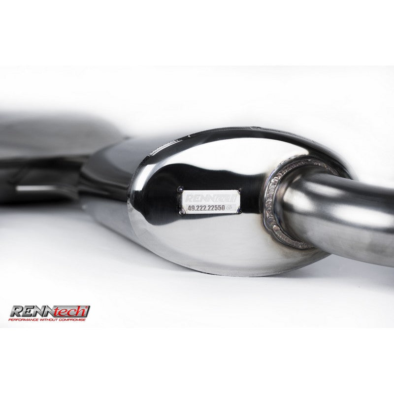 RennTech Exhaust Sport Mufflers With Valves For Mercedes-Benz W222 S 550 BiTurbo - AutoTalent