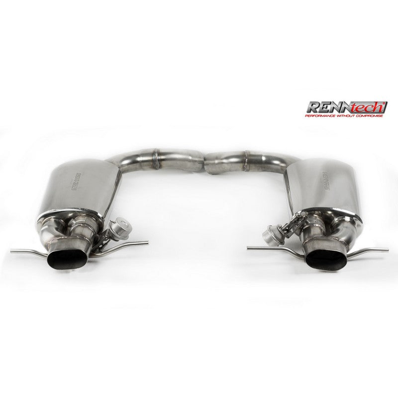 RennTech Stainless Steel Sport Mufflers With Valves For Mercedes-Benz S 550 BiTurbo - AutoTalent