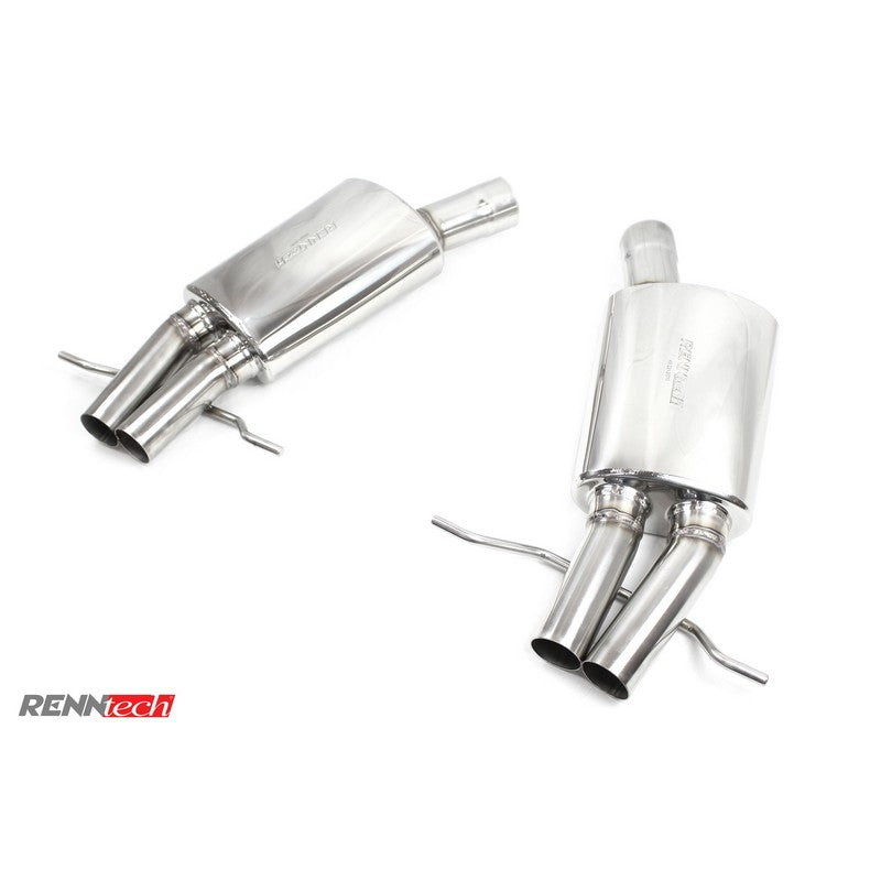 RennTech Stainless Steel Exhaust Sport Muffler For Mercedes-Benz W222 S 63 AMG Biturbo - AutoTalent