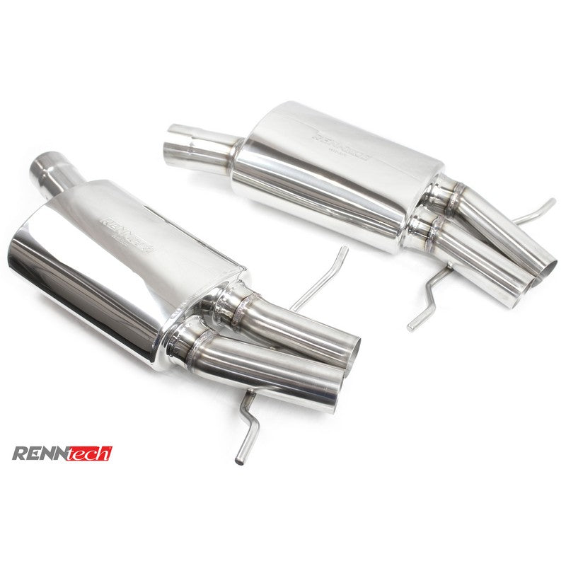 RennTech Stainless Steel Exhaust Sport Muffler For Mercedes-Benz S 63 AMG Biturbo - AutoTalent