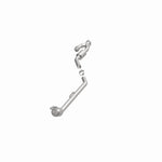 MagnaFlow 24272 hm grade direct-fit catalytic converter, opposite front three-quarter view of the turntable spin