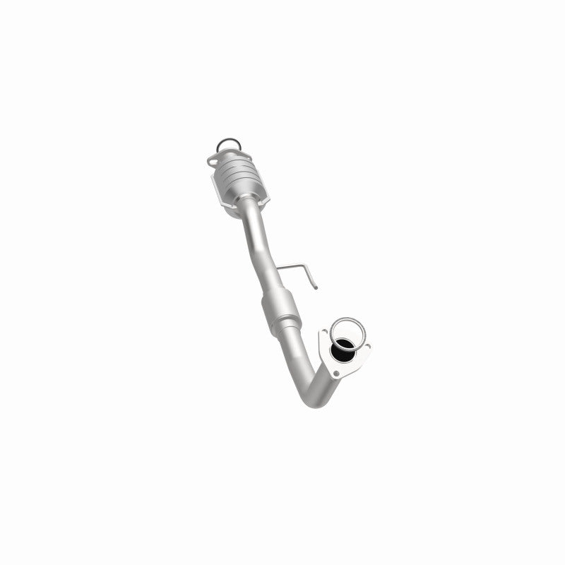 MagnaFlow 357801 carb direct-fit catalytic converter, opposite side view of the turntable spin