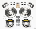 Wilwood Forged Dynalite P/S Park Brake Kit Polished Big Ford 2.36in Offset
