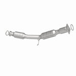 MagnaFlow 24144 hm grade direct-fit catalytic converter, opposite rear three-quarter view of the turntable spin