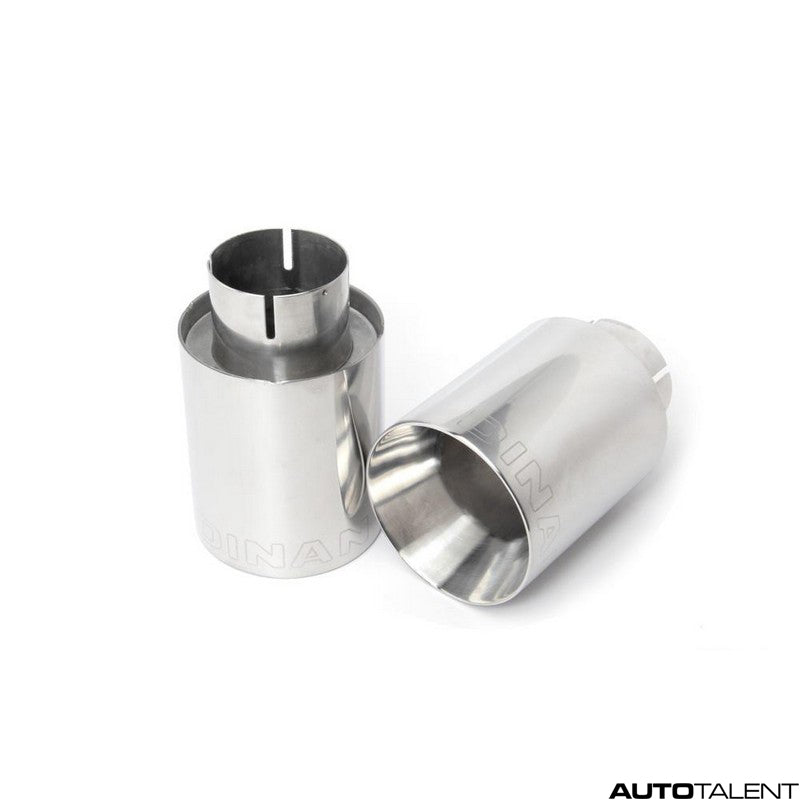 Dinan Freeflow Axle Back Stainless Exhaust With Polished Tips - BMW G30 M550i 2018-2019 - autotalent
