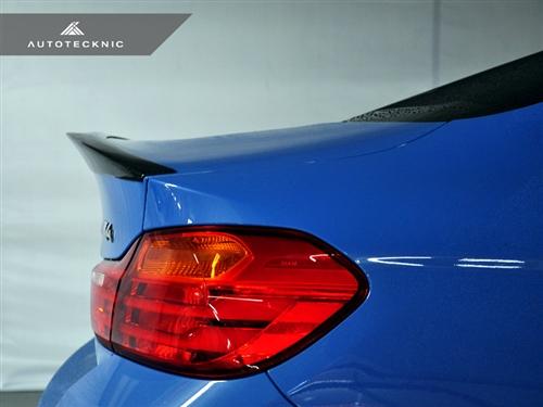 AutoTecknic Vacuum Carbon Fiber Performante Trunk Spoiler - F82 M4 2015 + - autotalent