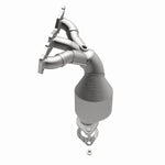 MagnaFlow 50445 hm grade manifold converter, side view of the turntable spin