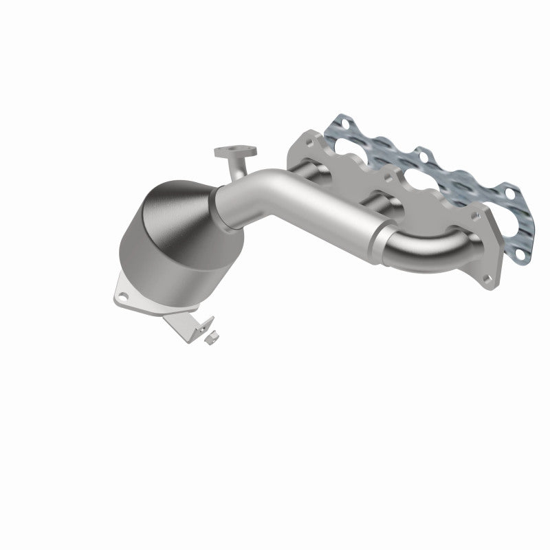 MagnaFlow 49051 oem grade manifold converter, rear view of the turntable spin