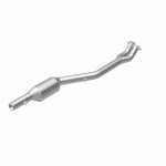 MagnaFlow 51112 oem grade direct-fit catalytic converter, rear view of the turntable spin