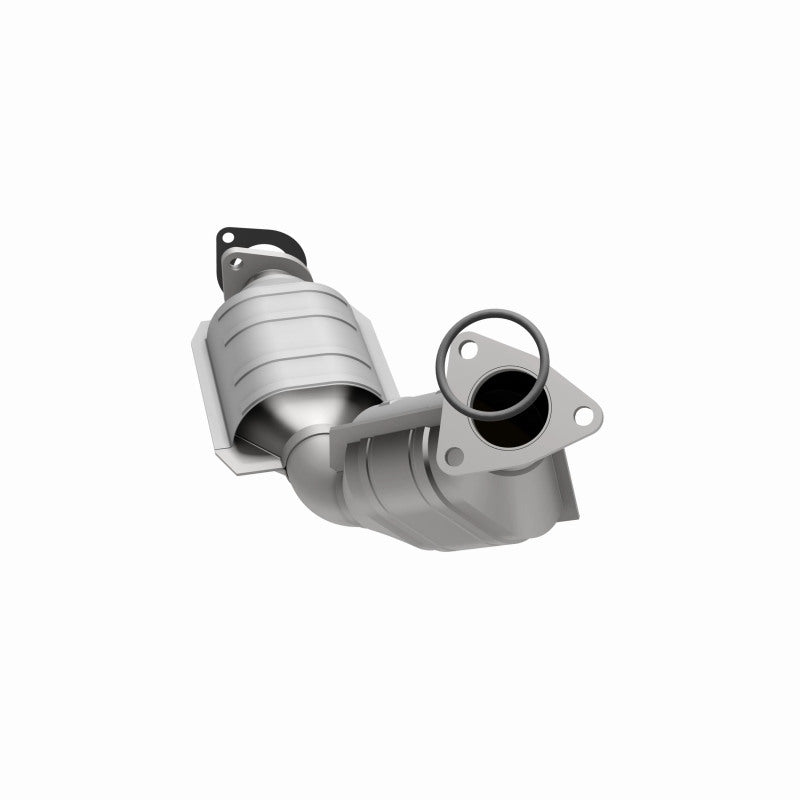 MagnaFlow 24082 hm grade direct-fit catalytic converter, opposite side view of the turntable spin