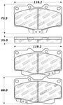 StopTech Sport Brake Pads w/Shims & Hardware - Front