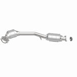 MagnaFlow 451008 carb direct-fit catalytic converter, side view of the turntable spin