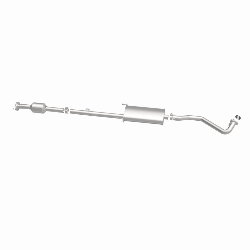 MagnaFlow 52104 oem grade direct-fit catalytic converter, side view of the turntable spin