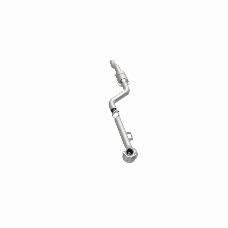 MagnaFlow 454040 carb direct-fit catalytic converter, opposite side view of the turntable spin