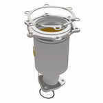 MagnaFlow 50212 hm grade direct-fit catalytic converter, opposite side view of the turntable spin