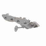 MagnaFlow 52441 oem grade manifold converter, opposite front three-quarter view of the turntable spin