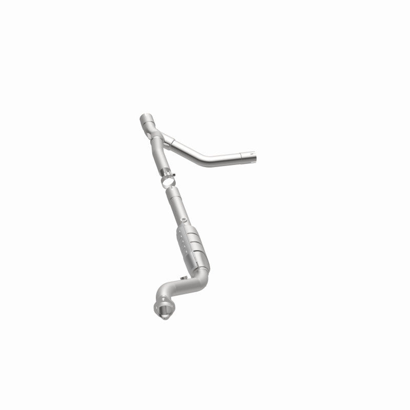 MagnaFlow 49597 oem grade direct-fit catalytic converter, opposite side view of the turntable spin