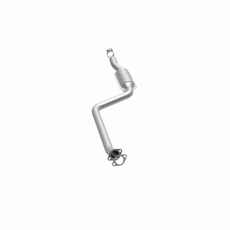 MagnaFlow 52480 oem grade direct-fit catalytic converter, opposite side view of the turntable spin