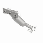 MagnaFlow 50291 hm grade manifold converter, side view of the turntable spin