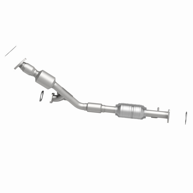 MagnaFlow 51391 oem grade direct-fit catalytic converter, side view of the turntable spin