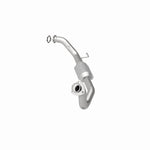 MagnaFlow 49430 oem grade direct-fit catalytic converter, opposite side view of the turntable spin