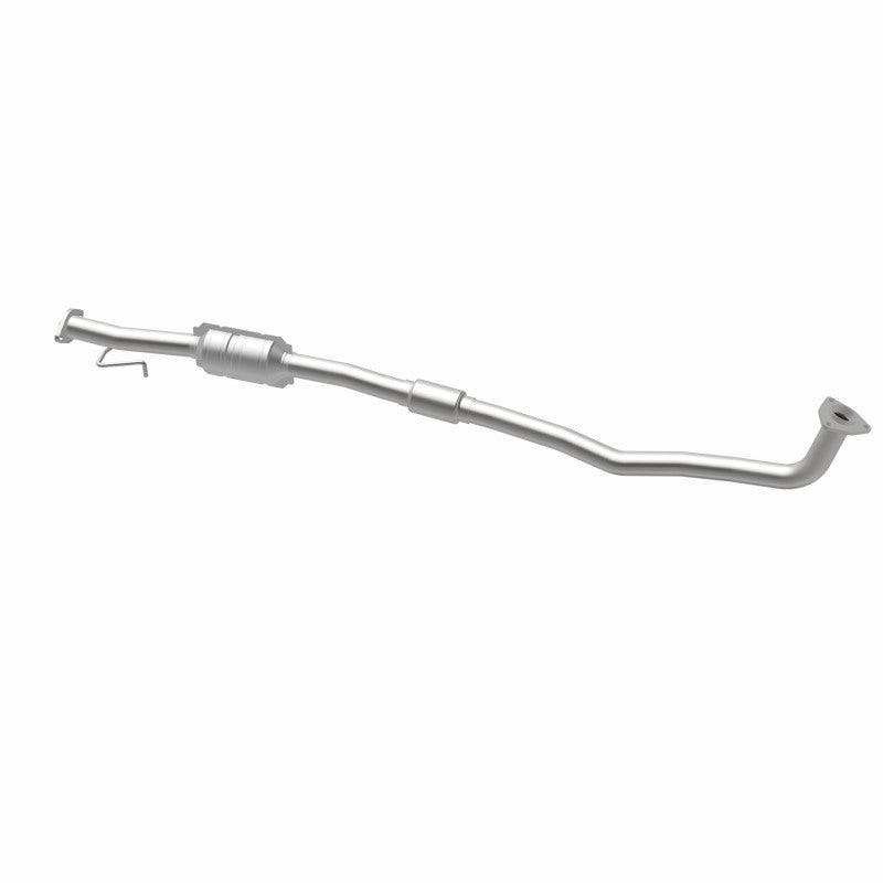 MagnaFlow 52121 oem grade direct-fit catalytic converter, opposite rear three-quarter view of the turntable spin