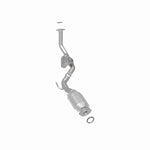 MagnaFlow 93269 hm grade direct-fit catalytic converter, rear three-quarter view of the turntable spin