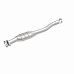 MagnaFlow 52103 oem grade direct-fit catalytic converter, front three-quarter view of the turntable spin