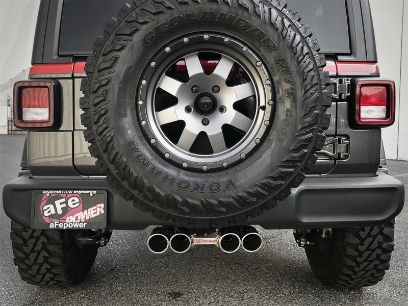 aFe Rebel Series 2.5in. 304 SS C/B Exhaust System 2018 Jeep Wrangler ( –  AutoTalent