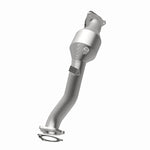 MagnaFlow 52401 oem grade direct-fit catalytic converter, opposite rear three-quarter view of the turntable spin