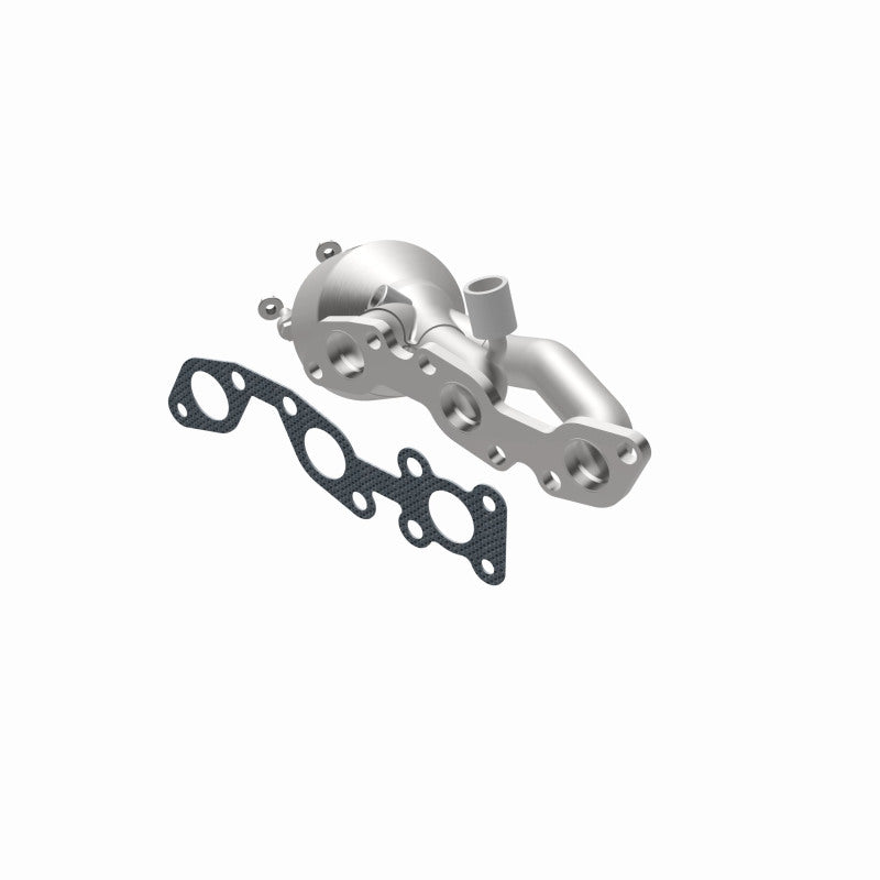 MagnaFlow 49997 oem grade manifold converter, side view of the turntable spin