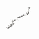 MagnaFlow 51696 oem grade direct-fit catalytic converter, rear view of the turntable spin