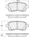 StopTech Performance 11-13 Ford Fiesta Front Brake Pads