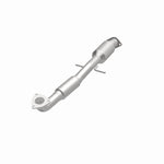 MagnaFlow 52914 oem grade direct-fit catalytic converter, opposite front three-quarter view of the turntable spin