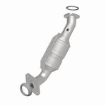 MagnaFlow 24931 hm grade direct-fit catalytic converter, rear view of the turntable spin