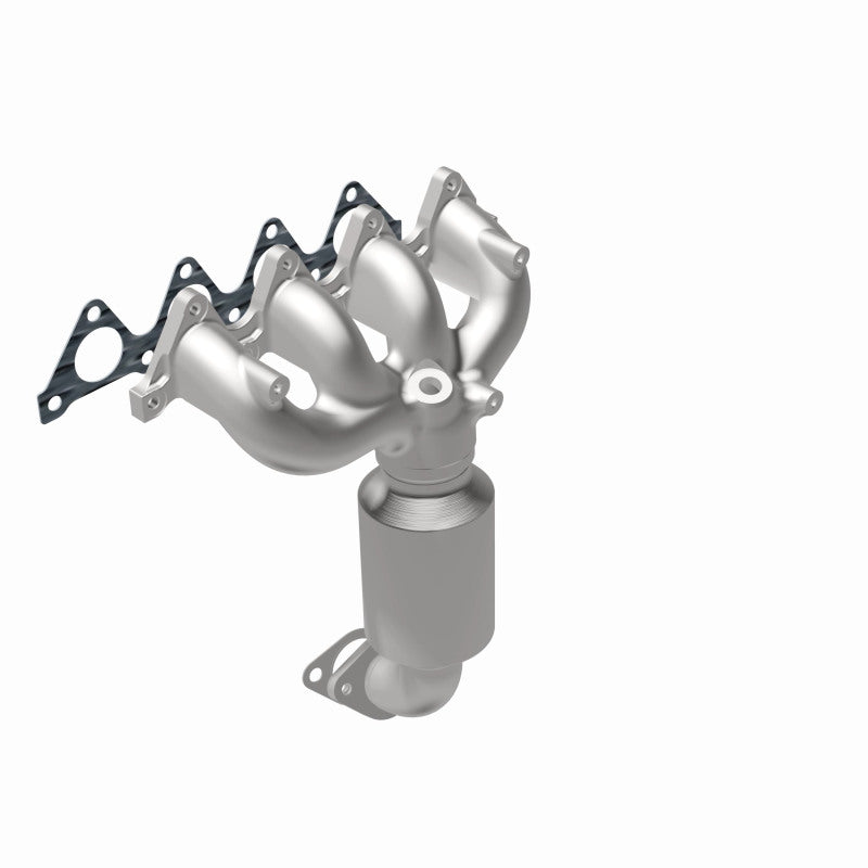 MagnaFlow 49999 oem grade manifold converter, rear view of the turntable spin