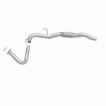 MagnaFlow 24147 hm grade direct-fit catalytic converter, side view of the turntable spin
