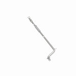 MagnaFlow 52466 oem grade direct-fit catalytic converter, rear three-quarter view of the turntable spin