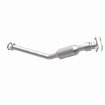 MagnaFlow 51905 oem grade direct-fit catalytic converter, opposite rear three-quarter view of the turntable spin