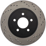 StopTech 05-10 Ford Mustang V6/4.0L / GT V8/4.6L Cross Drilled Right Rear Rotor
