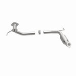 MagnaFlow 93660 hm grade direct-fit catalytic converter, opposite side view of the turntable spin