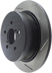 StopTech Power Slot 06-08 Subaru Legacy Wagon/Sedan 2.5i Rear Left SportStop Slotted Rotor