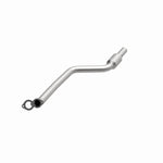 MagnaFlow 49768 oem grade direct-fit catalytic converter, opposite front three-quarter view of the turntable spin